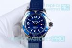 AAA Grade Clone Breitling Superocean Blue Dial Blue Rubber Strap Men's Watch